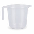 144 Pieces Transparent Plastic Water Jugs with Handle and Pouring Spout, 2 Litre