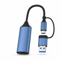 72 Pieces USB-C to HDTV Video Capture Adapters, 4K 30Hz Input, USB and Type-C Output