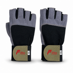 96 Pieces Gym Gloveses for Weight Lifting and Fitness, Fingerless Design, Grey and Black, Size XL