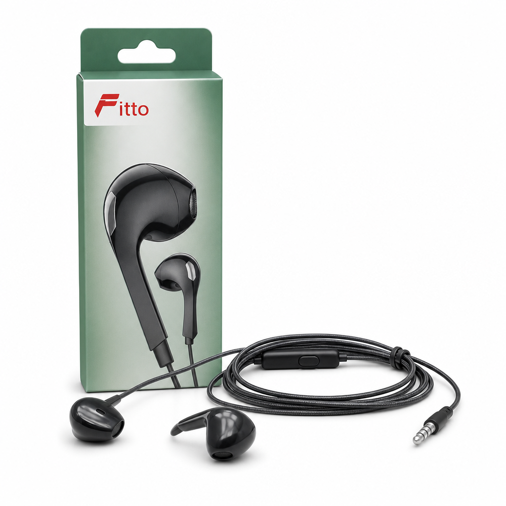 240 Pieces Wired Earphoneses, 3.5mm Stereo In-Ear Headphones with Inline Control, Black, 1 Piece