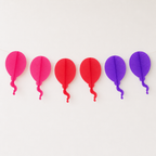 240 Pieces Paper Garland Decoration, Multicolour Balloon Design, 3 m, 1 Piece