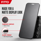 120 Pieces 5D Matte Tempered Glass Screen Protectors for 15 Pro, Anti-Static Finish