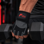 72 Pieces Gym Gloves with Wrist Support for Weight Lifting and Fitness Training