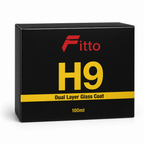 48 Pieces H-9 Dual Layer Glass Coating, 100 ml, Water-Repellent Automotive Surface Treatment