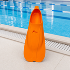 48 Pieces Swimming Fins for Pool Practice, XXS EU 32–34, Textured Sole and Open Foot Pocket