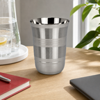 120 Pieces Stainless Steel Drinking Tumbler, Silver, 12 x 8 x 8 cm, 1 Piece