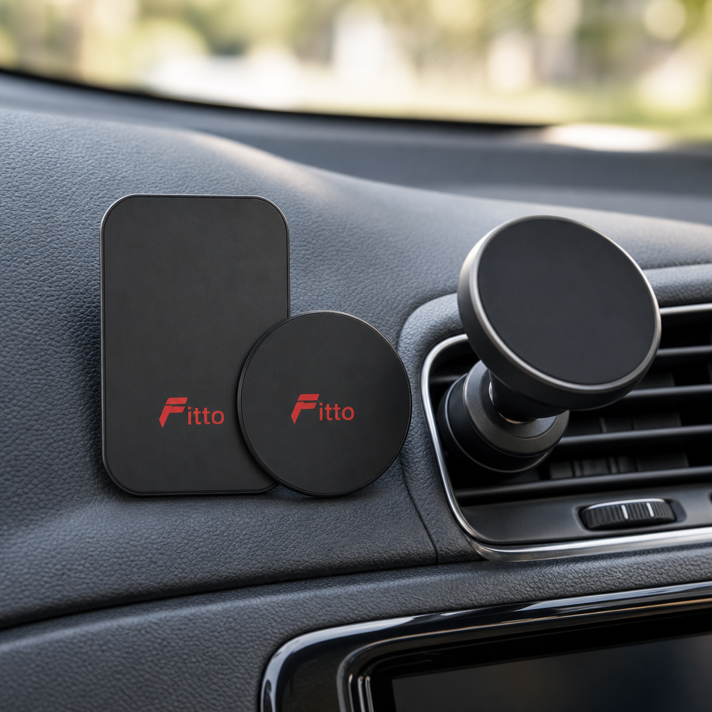 240 Pieces Magnetic Car Holder Plates, 2-Piece Metal Plate Set for Phone Mounts