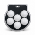 144 Pieces Table Tennis Balls, White, 6-Piece Pack for Practice and Recreational Games