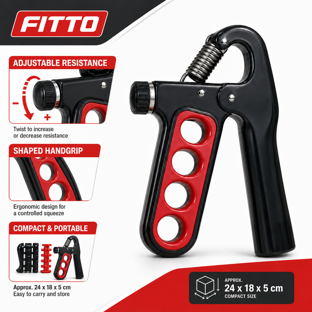 96 Pieces Adjustable Hand Grip Strengtheners Set for Hand, Wrist and Forearm Training