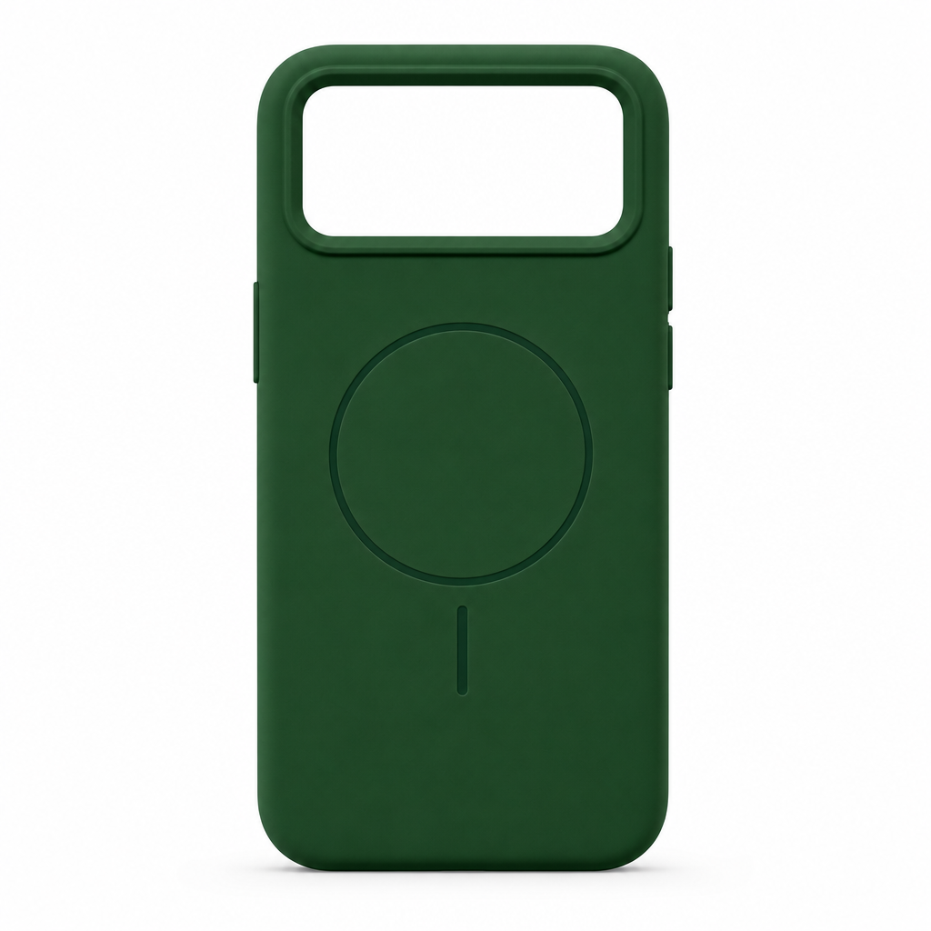 120 Pieces Silicone Magnetic Phone Cases with Raised Camera Protection, Green Cover for 16 Pro Model