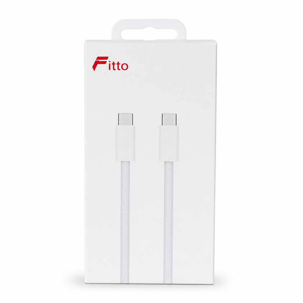 120 Pieces USB-C to USB-C Charging Cables, 60W, 1 m