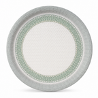 96 Pieces Round Woven Serving Trays, 40 cm, Shallow Profile, Design 2540