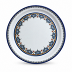 72 Pieces Melamine Round Serving Trays with Decorative Pattern, 55 cm