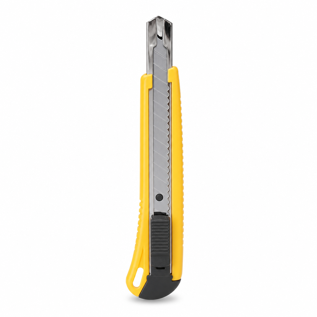 144 Pieces Snap-Off Utility Cutter, 9mm, Yellow and Grey, 1 Piece