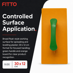 120 Pieces Plastering Float Trowels, 30 x 12 cm, Green and Orange, 1 Piece