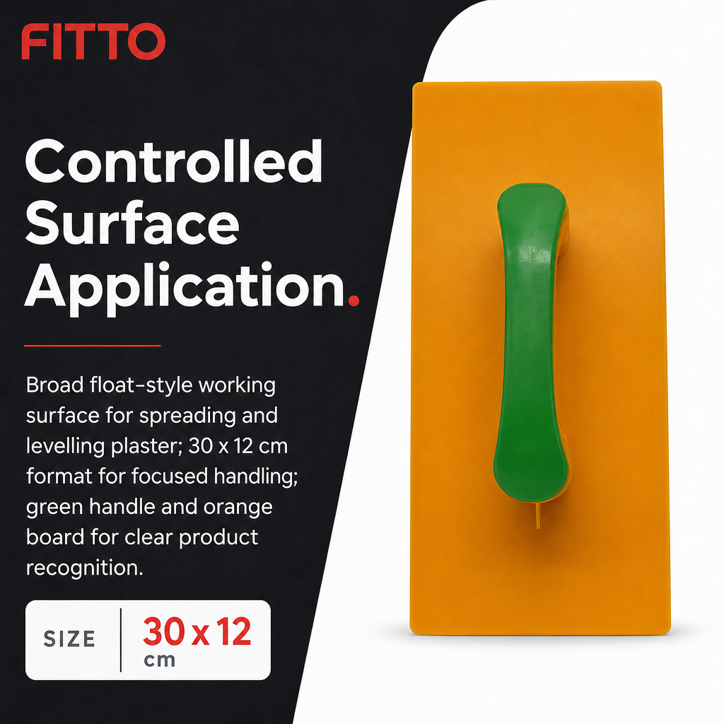 120 Pieces Plastering Float Trowels, 30 x 12 cm, Green and Orange, 1 Piece
