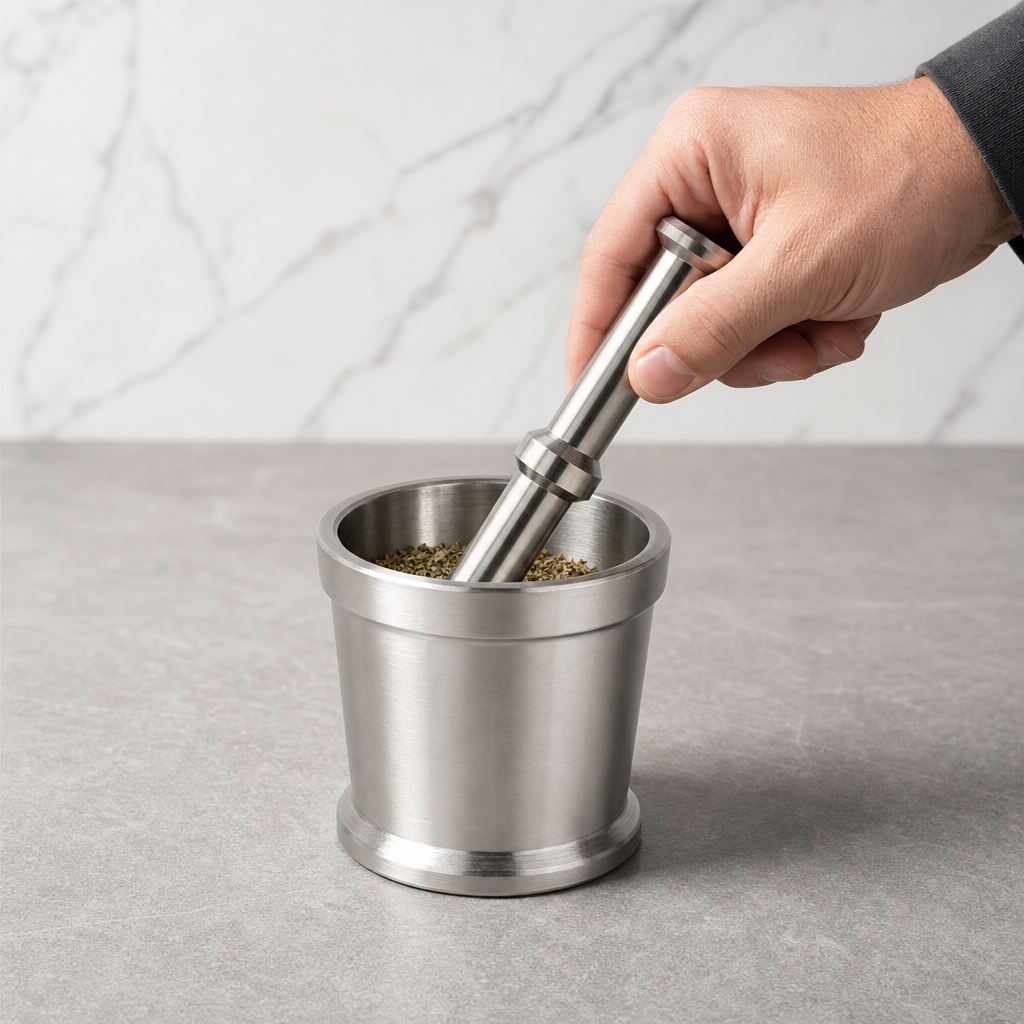 72 Pieces Stainless Steel Mortar and Pestles Small 13 cm Kitchen Spice and Herb Grinder