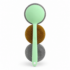 120 Pieces Dish Scrubber Brush with Handle, Green, 28 cm