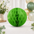 240 Pieces Green Paper Honeycomb Ball Decoration, 30 cm, 1 Piece