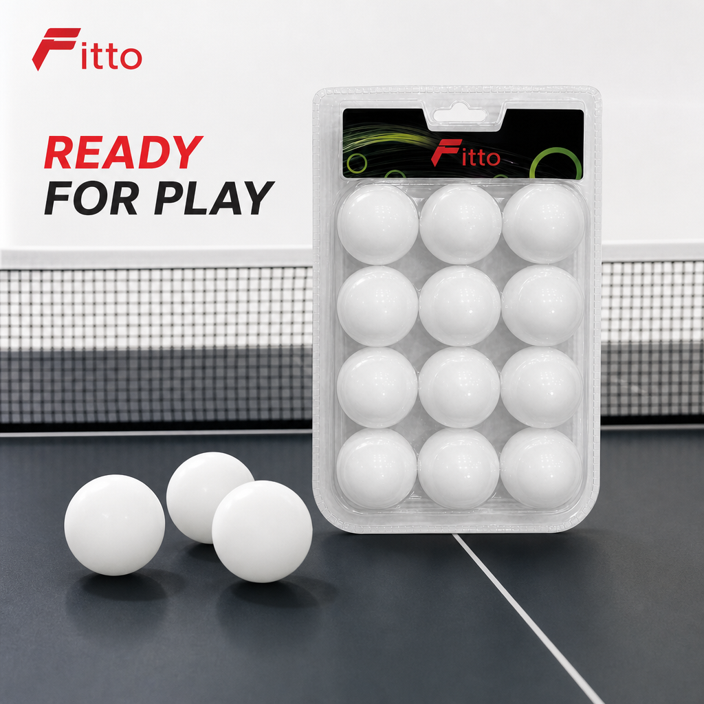 120 Pieces Table Tennis Balls, White, 12-Piece Pack for Practice and Recreational Play