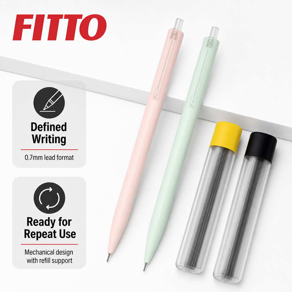 120 Pieces Mechanical Pencils With 0.7mm Lead Refill, Pastel Colours, 2-Pack