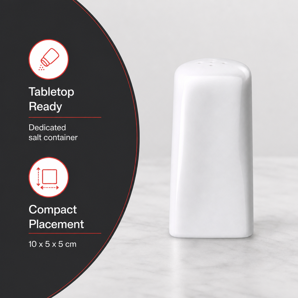 96 Pieces Salt Shakers, White, 10 x 5 x 5 cm