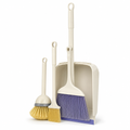 96 Pieces Dustpan and Floor Brush Cleaning Set, 4 Pieces, Long-Handle Household Sweeping Tools