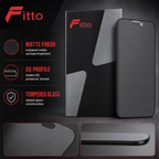 120 Pieces Screen Protectors for 13 Pro Smartphone, 5D Matte Tempered Glass with Anti-Static Finish, Single Piece