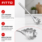 72 Pieces Stainless Steel Spaghetti Server, 32 cm Pasta Serving Utensil