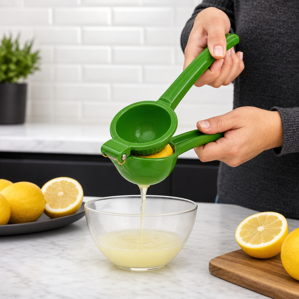 120 Pieces Manual Lemon Squeezer with Handle, Green, 28 x 12 x 6 cm