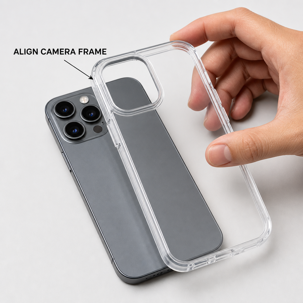 144 Pieces Clear Phone Cases with Raised Camera Frame for Specified Phone Model, Transparent Cover