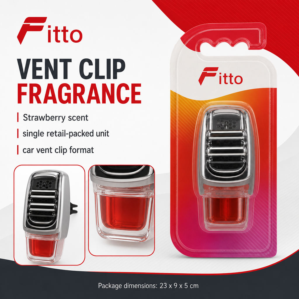 96 Pieces Car Vent Air Freshener Clip, Strawberry Scent, Single Unit