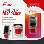 96 Pieces Car Vent Air Freshener Clip, Strawberry Scent, Single Unit