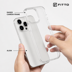 144 Pieces Transparent Phone Cases with Raised Camera Frame for 16-Series Smartphone, Single Clear Cover