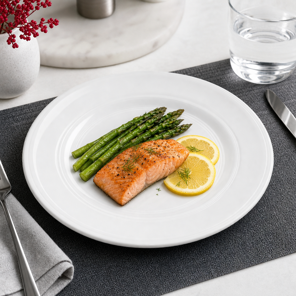 120 Pieces Dinner Plate, White, Round 9 Inch, Single Tablewares Piece