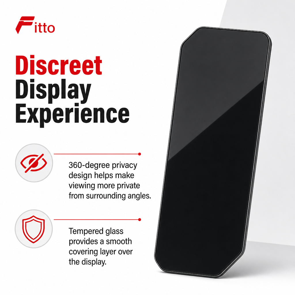 120 Pieces 360-Degree Privacy Tempered Glass Screen Protectors for 17 Pro Smartphone, Black