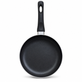 96 Pieces Non-Stick Frying Pan with Soft-Grip Handle, Black Round Cookwares for Everyday Stovetop Cooking