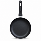 96 Pieces Non-Stick Frying Pan with Soft-Grip Handle, Black Round Cookwares for Everyday Stovetop Cooking