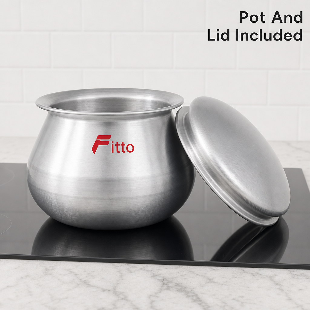96 Pieces Anodised Aluminium Stockpot with Lid, 12 Inch, Silver