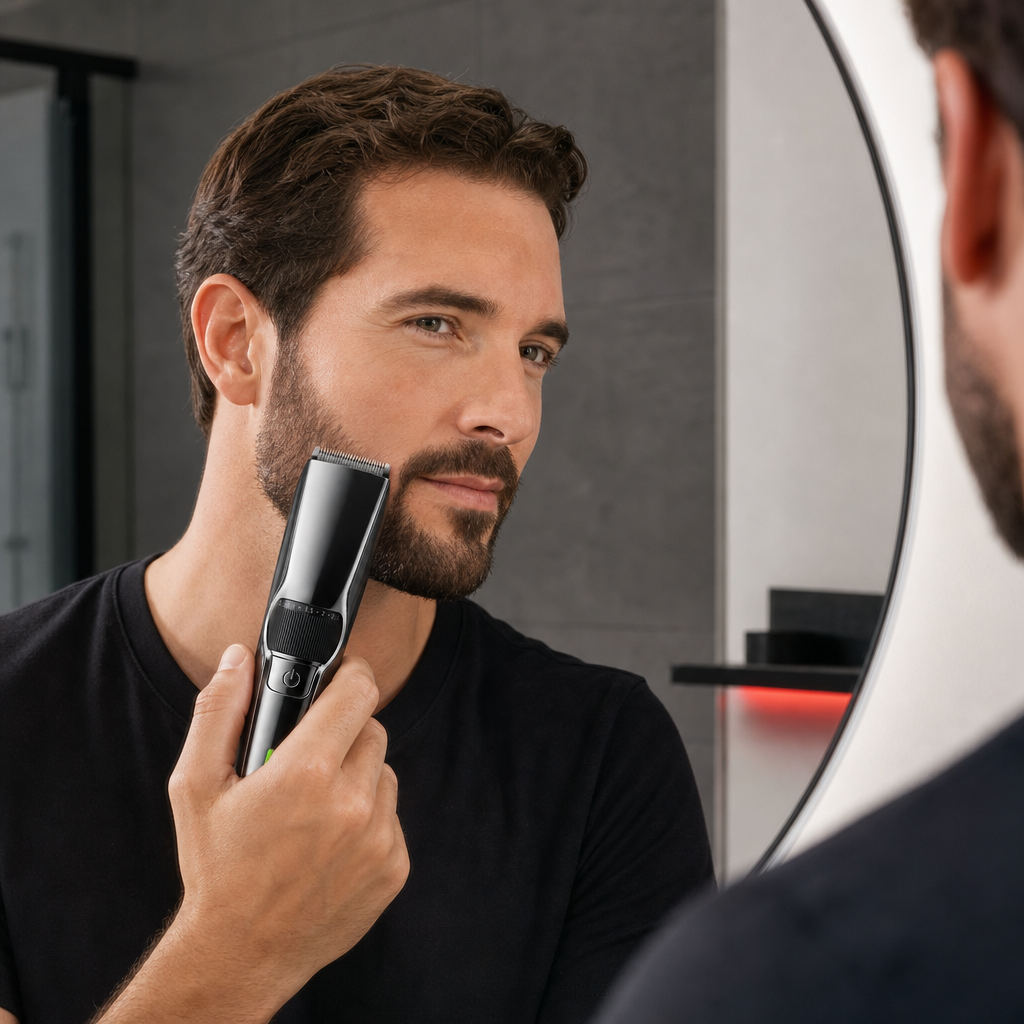 72 Pieces Hair Trimmers with Stainless Steel Blade, 0.5–20 mm Adjustable Cutting Range for Facial Grooming