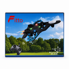 60 Pieces Remote Control Fighter Plane with 360° Stunt Function, 25.5 x 18 x 5.2 cm