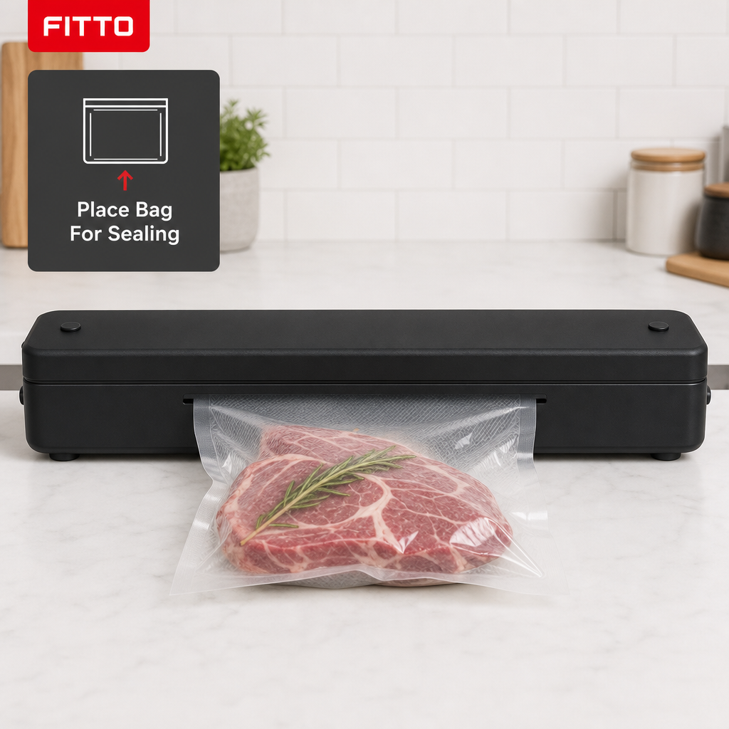 96 Pieces Vacuum Sealer Machines, Black, 1 Piece, 40 x 16 x 11 cm