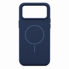 120 Pieces Silicone Magnetic Phone Cases with Raised Camera Protection for iPhone 14 Pro Max, Navy Blue