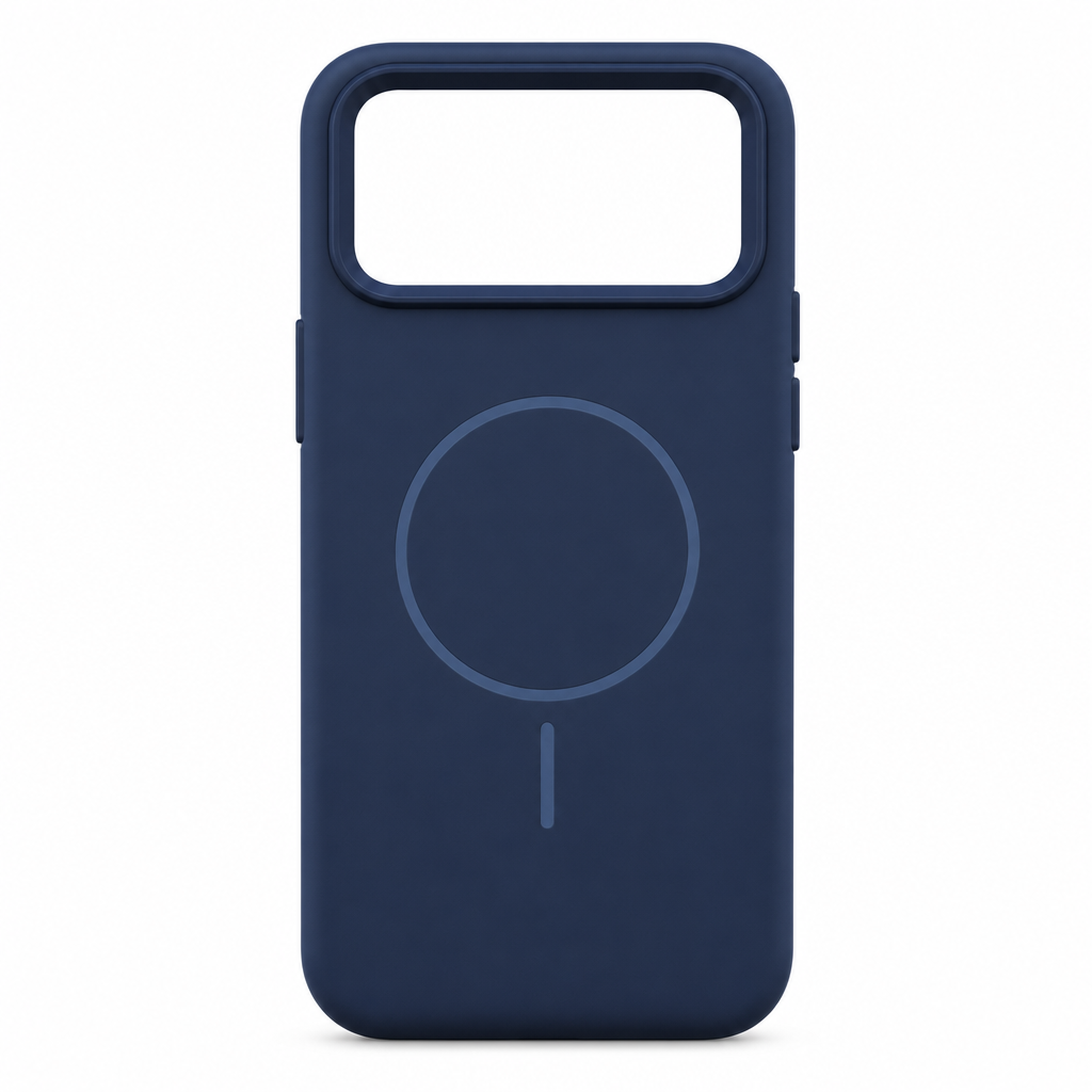 120 Pieces Silicone Magnetic Phone Cases with Raised Camera Protection for iPhone 14 Pro Max, Navy Blue