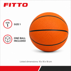 96 Pieces Mini Basketball Size 1 Single Ball for Practice and Casual Play