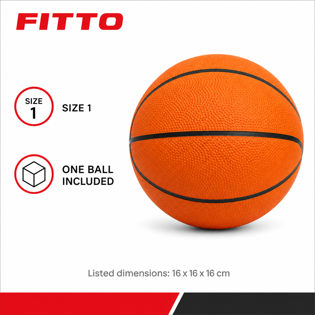 96 Pieces Mini Basketball Size 1 Single Ball for Practice and Casual Play