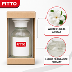 60 Pieces Interior Aroma Liquid Air Freshener, White Floral Scent, Bottle with Presentation Box