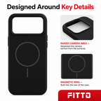 120 Pieces Silicone Magnetic Phone Cases with Raised Camera Protection for 13-Series Smartphone, Black