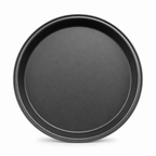 96 Pieces Round Cake Mold, 28 cm Carbon Steel Non-Stick Bakeware, Black, 1 Piece