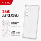 240 Pieces Clear Protective Phone Cases with Reinforced Corners for Large Smartphones